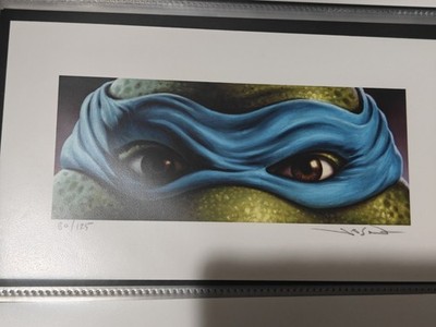 LEONARDO Edmiston  The Leader'' EWAF /125 Teenage Mutant Ninja Turtles print