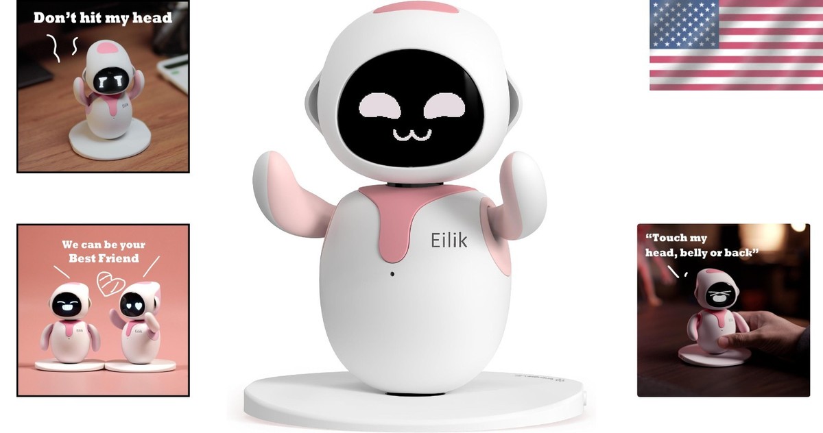 Touch Interactive Robot Toy - Eilik Pink | eBay