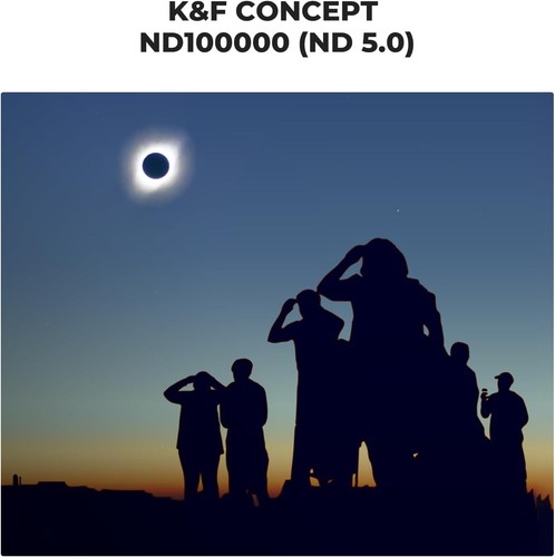 K&F Concept ND100000 Solid Neutral Density Filter Fr Eclipse Solar 55/62/72/82mm - Picture 15 of 57