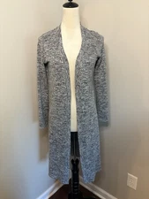 Velvet By Graham And Spencer & Anthropologie Gray Cardigan Sweater Size Small