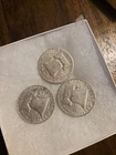 ⚡ 3 Ben Franklin Half Dollars – 90% Silver – Clear Dates – Historic U.S. Coin ⚡