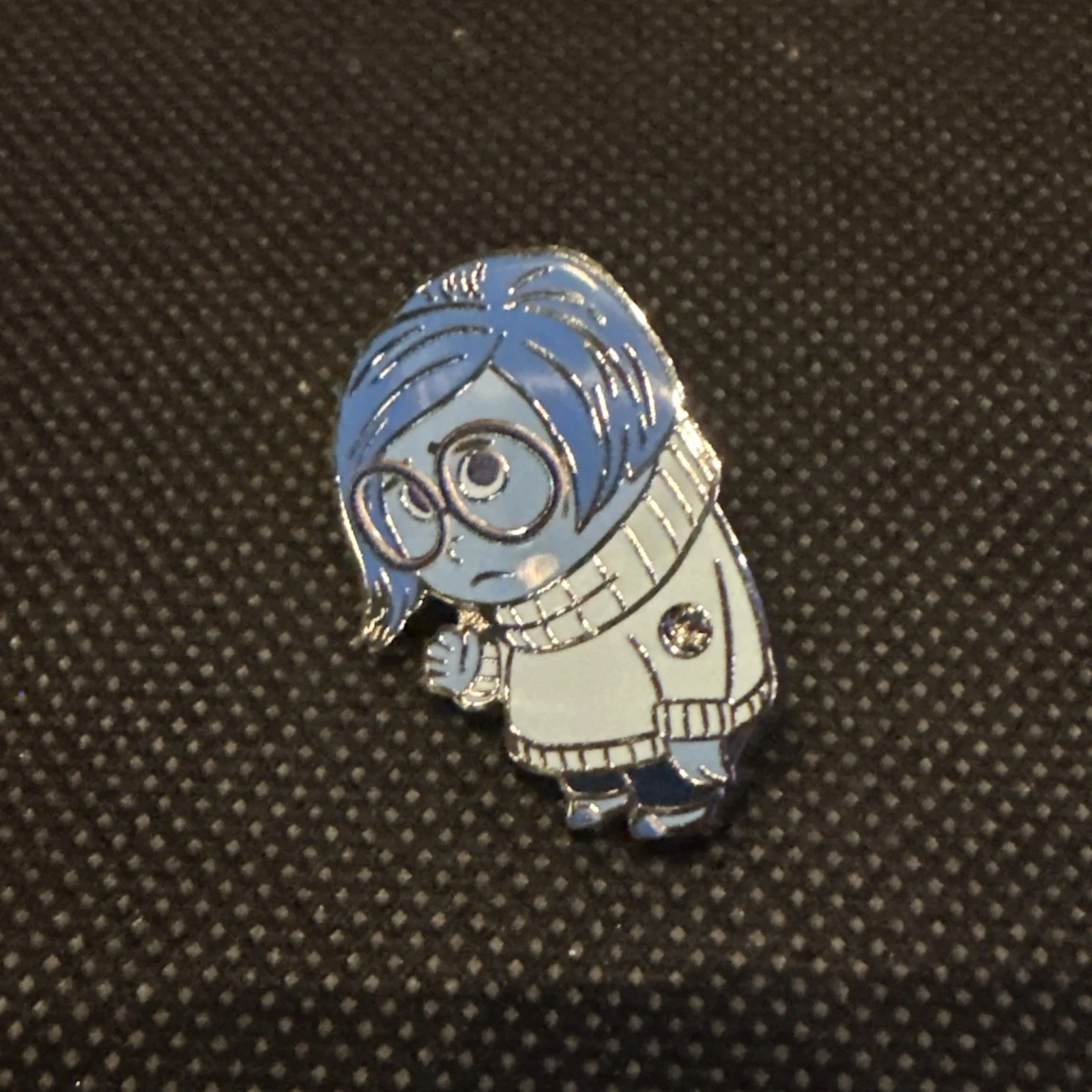 2025 Disney Parks WDW Hidden Disney Pin Sadness Blue Series Hidden Mickey Pin