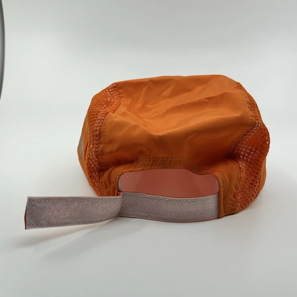 Шляпа беговая Topo спортивная с сеткой оранжевая с несколькими логотипами OSFM - Изображение 4 из 4