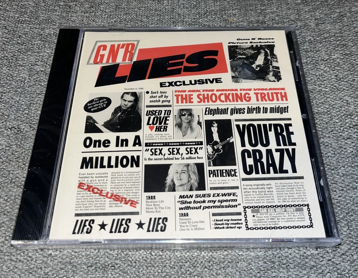 G NR Lies by Guns N' Roses (CD, 1990) for sale online | eBay