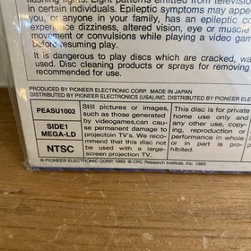 Pioneer LaserActive Hi-Roller Battle Vintage Mega Laserdisc Game 1993 NEW SEALED