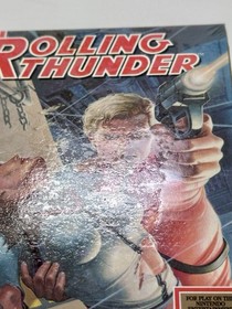 New Factory Sealed Rolling Thunder Nintendo NES Tengen Namco Hang Tab Arcade Run