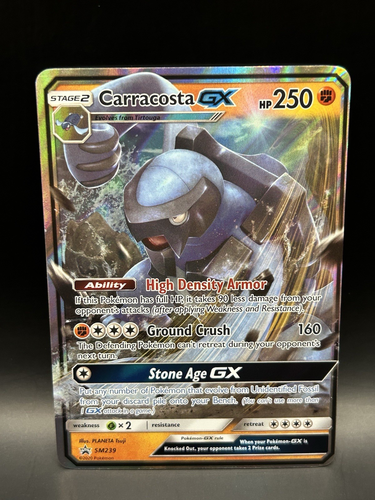Carracosta GX SM239 - Pokemon Sun & Moon Black Star Promo Card - NM