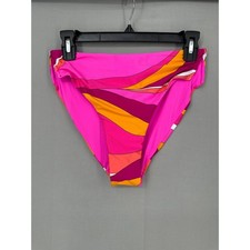 Trina Turk Swim Bottoms Womens 4 Pink High Waist New With Tags