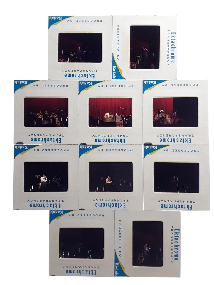 Blood Sweat & Tears Live On Stage 1971 Concert: 1970's 35mm Slide LOT x10 - Image 2 of 4