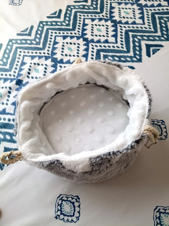 Nido y Cestito Colgante para Roedores de Buena Calidad talla XL   - Imagen 3 de 4