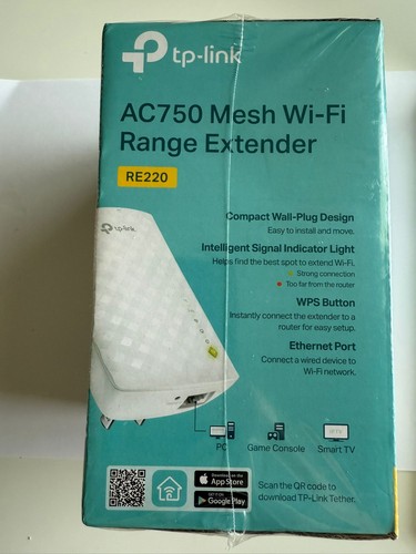 TP-Link Mesh Wi-Fi Range Extender – Modelo RE220 – AC750 Dual Band – NUEVO y sel - Picture 3 of 5