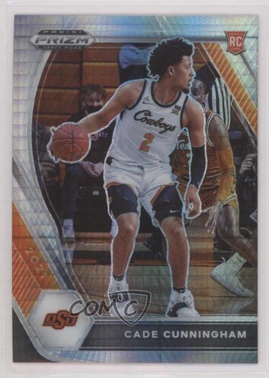 2021-22 Panini Prizm Draft Picks Hyper Prizm Cade Cunningham #1 Rookie RC 3wu