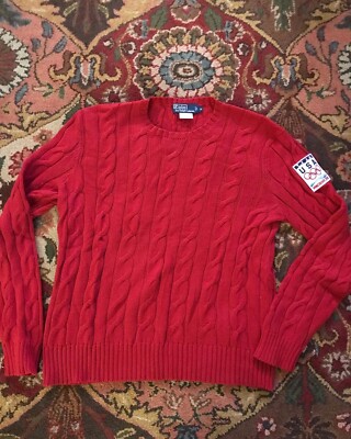 Ralph lauren Polo Sample 2010 Olympic Games Cable Knit