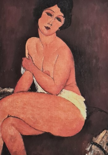 AMEDEO MODIGLIANI * Sitting Nude.. * 50x35 cm*signed lithograph*limited # 14/100 - Picture 2 of 7