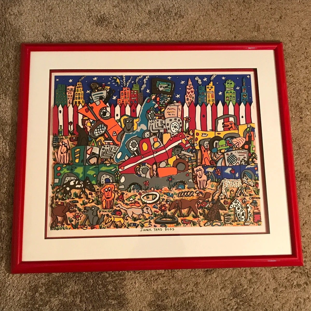 James Rizzi 3Ｄシルクスクリーン HOT DIGITY DOG Rizzi In Art Prints for sale | eBay