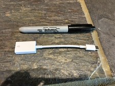 4 Vintage Apple connection adapter cords cables genuine Video VTG
