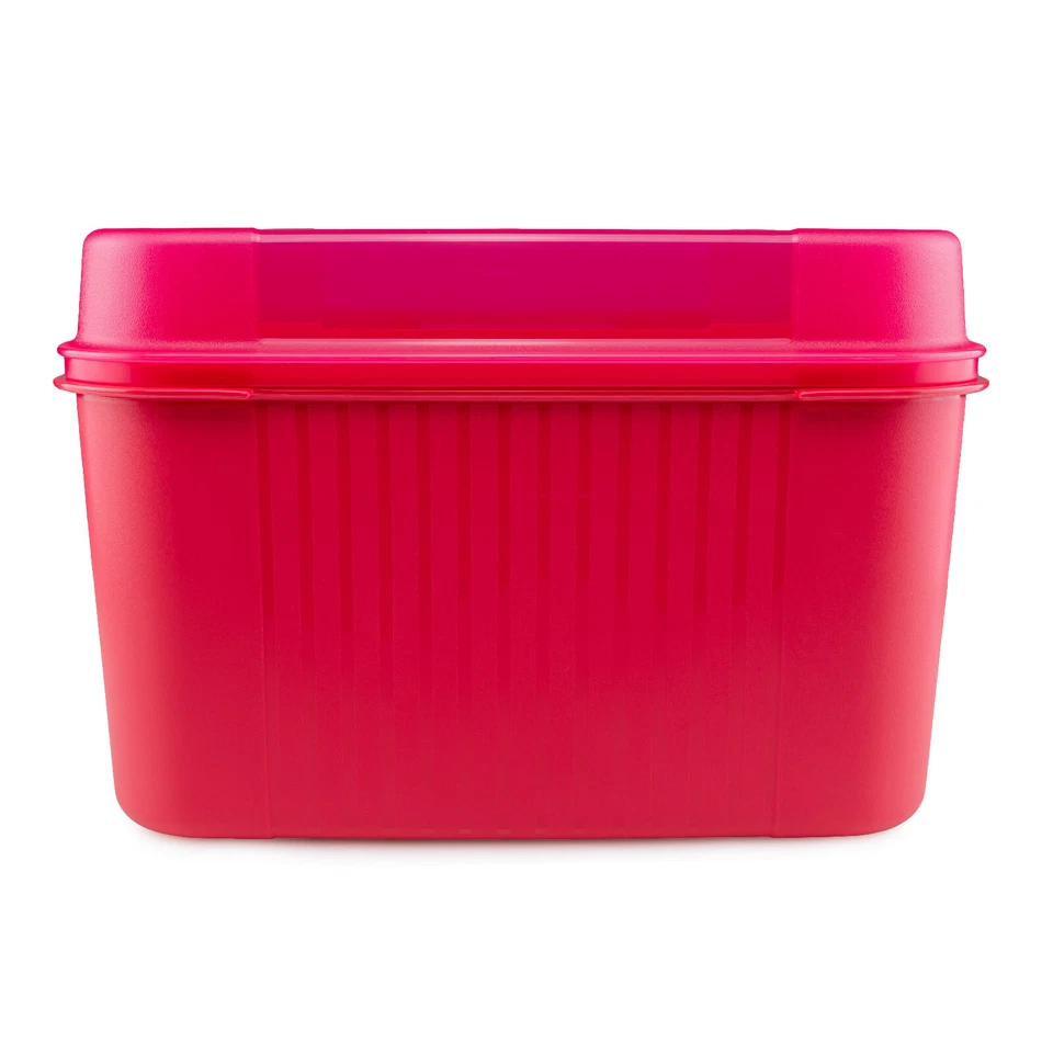 Tupperware Schatztruhe 7,3 L rot Behälter Box Aufbewahrung