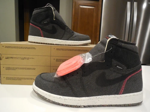 Men's Nike Air Jordan 1 High Zoom "Crater" Shoes -Style# CW2414 001-Sz 10.5 -New