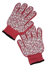 New Cook's Secret Gloves Non-Slip and Heat Resistant up to 932°F, Red