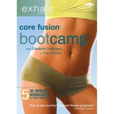 EXHALE CORE FUSION BOOTCAMP BOOT CAMP FITNESS DVD NEW BARRE STYLE WORKOUT