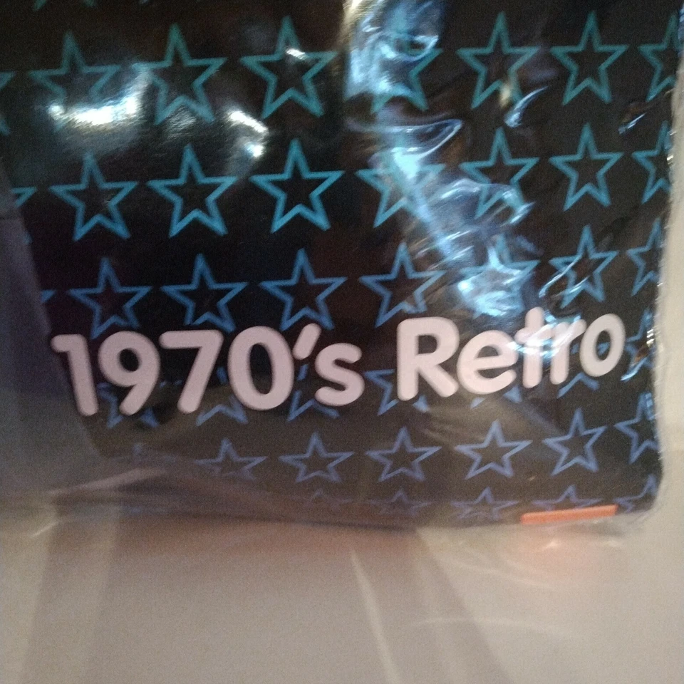 Pantalones de retazos y camisa de estampado múltiple años 70 Dude 2 piezas para hombre Foto 3 de 4