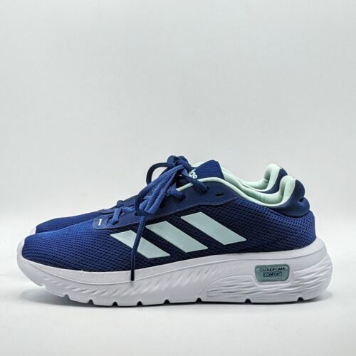 Adidas "Cloudfoam Comfy" scarpe ultraleggere da donna per tutti i giorni (verde navy/schiuma di mare) - Foto 6 di 19