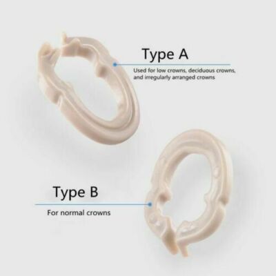 Dentpark Dental Resin Rubber Dam Clamps Composite Restoration Crown Ring Clips