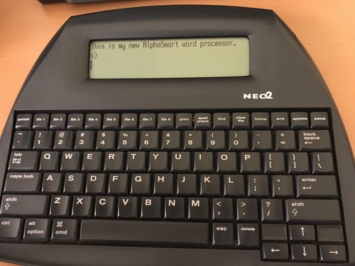 Neo2 AlphaSmart Word Processer Keyboard by Renaissance Learning for ...