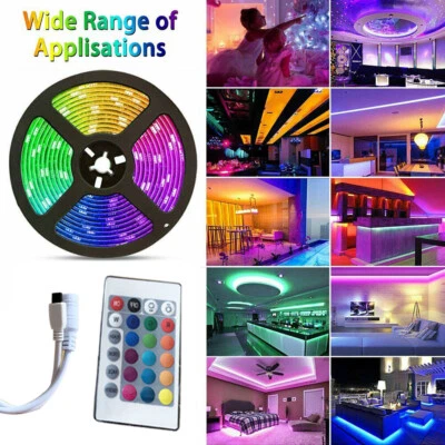 CHUSYYRAY Tira De Luces 300 LED 5M RGB 16.4 FT Tiras Luz Para Decoracion Habitacion Cuarto