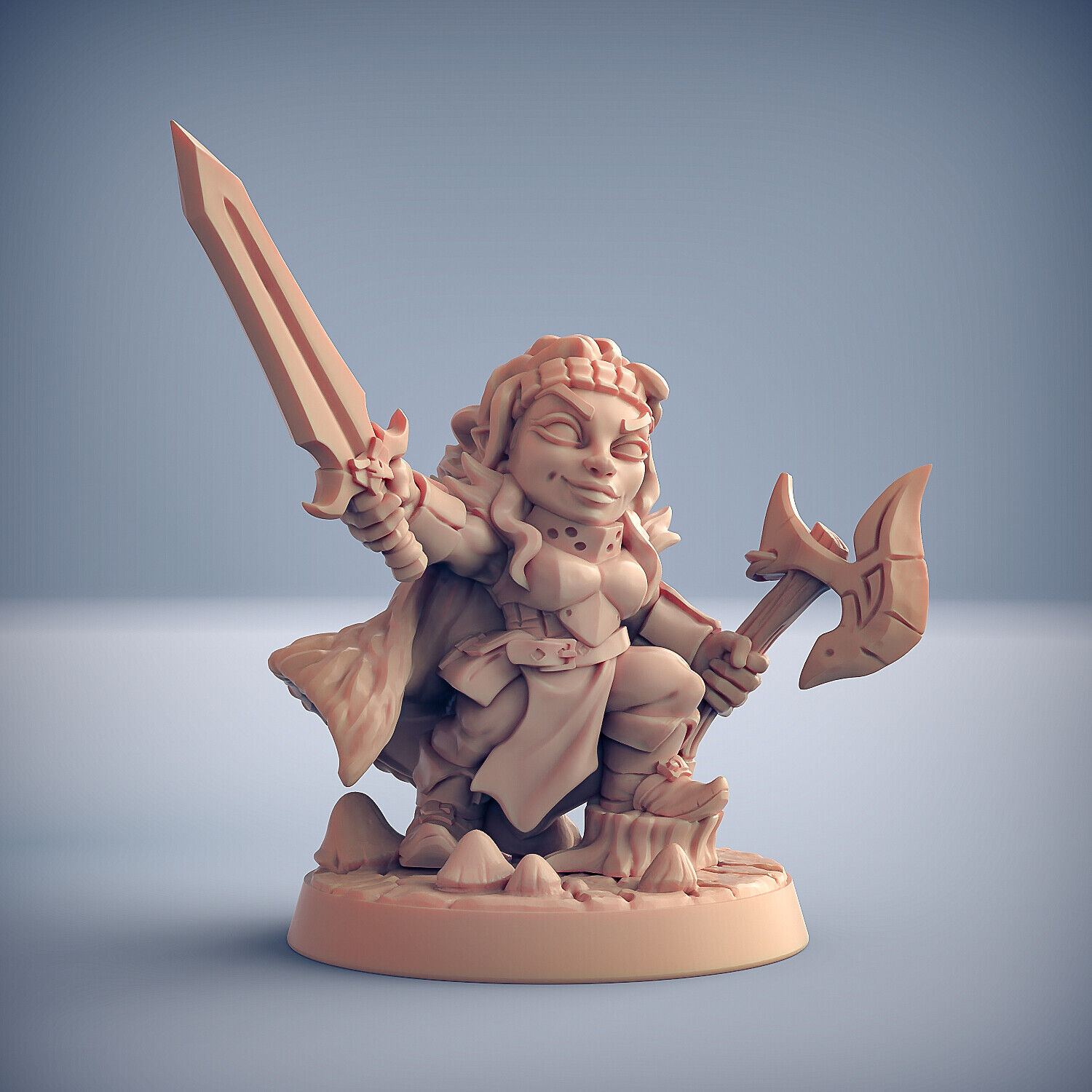 2021 spring and summer new Gnome Fighter Barbarian - Artisan Min Tampa Mall Dragons Guild Dungeons