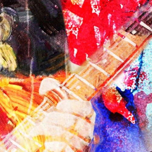 Stampa artistica John Frusciante, tela peperoncini rossi piccanti, dipinto frusciante - Foto 4 di 8