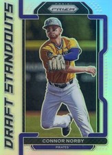 2021 PANINI PRIZM DRAFT SILVER INSERT ROOKIE STANDOUTS CONNOR NORBY 
