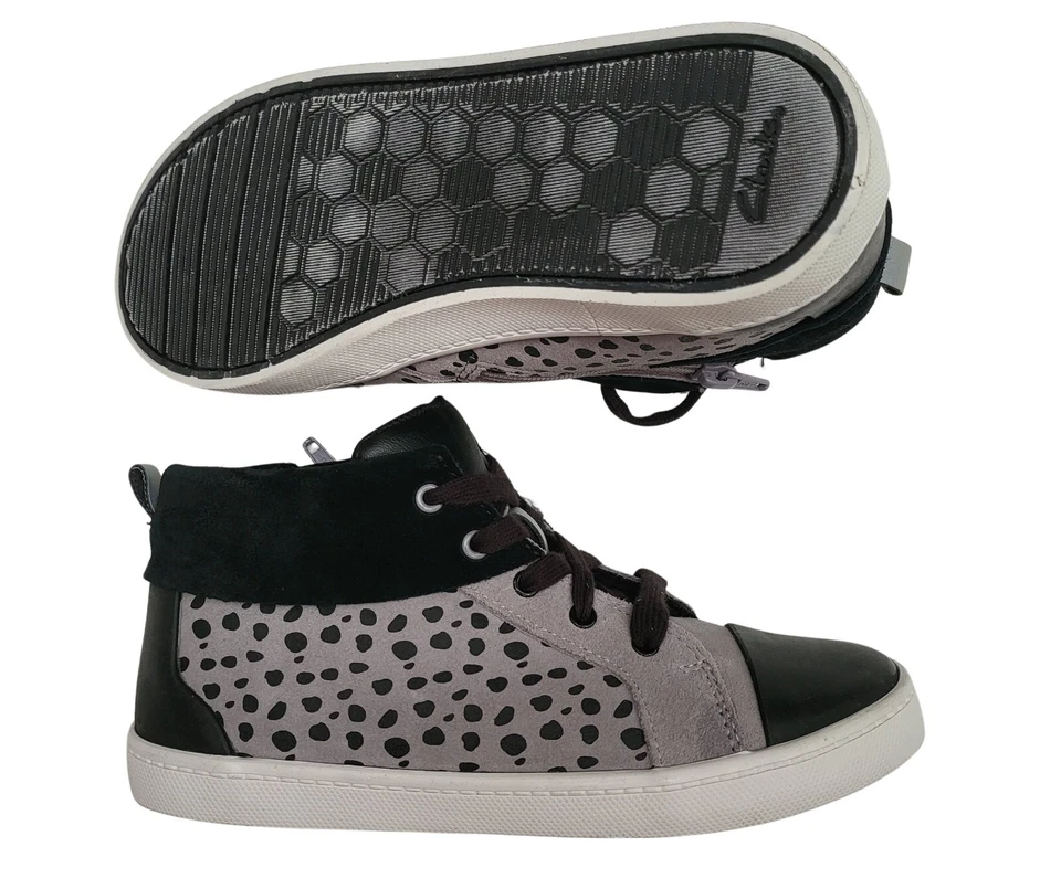 Zapatillas Clarks City Vine Hi Gris Gamuza Niños Talla UK 1.5 Foto 3 de 4