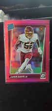 2021 Panini Donruss Optic Jamin Davis | Rated Rookie | Pink Prizm | No. 247