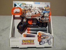 RARE Zuru X-Shot Sega SONIC THE HEDGEHOG Skins X-Epic Dart Blaster NEW