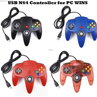 USB N64 Games Controller Joystick Gamepad For PC Mac Raspberry Pi Windows Games