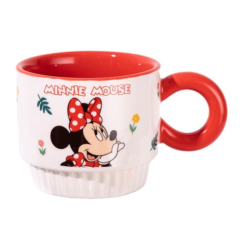 4 Pcs Disney Mickey Mug 330ml Ceramic Coffee Cup Minnie Teacup Daisy Cartoon Mug - Picture 3 of 13