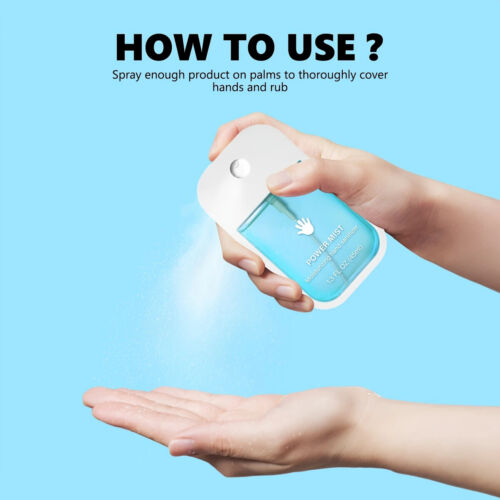 Hand Sanitizer Spray (4Pack) Portable for Travel and Home 1.3fl oz. Each - Picture 6 of 9