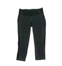 Athleta Gusset coolmax Leggings cropped capri gray small Activewear Stretch Pant