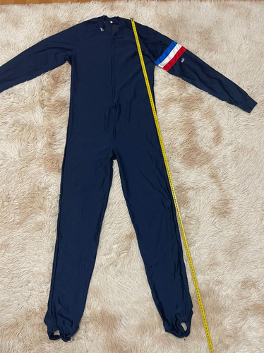Vintage 80`s Speed Ski Suit Skating Jumpsuit Leti Size 50 - Picture 6 of 12