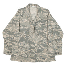 American Apparel Us Army Womens Military Jacket Green Usa Camouflage S