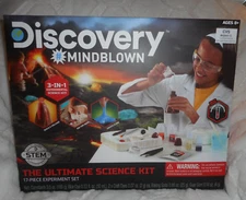 DISCOVERY KIDS  MINDBLOWN ULTIMATE SCIENCE KIT 17 PIECE EXPERIMENT SET NEW