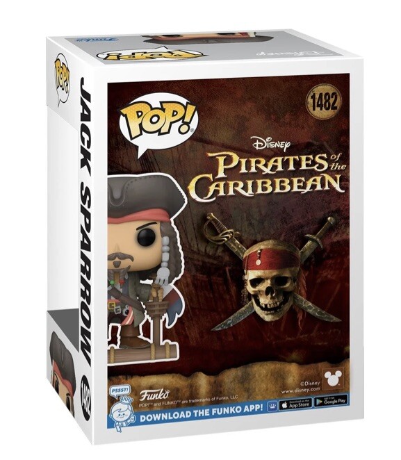 Pirates of the Caribbean Jack Sparrow (Opening) Funko Pop! #1482