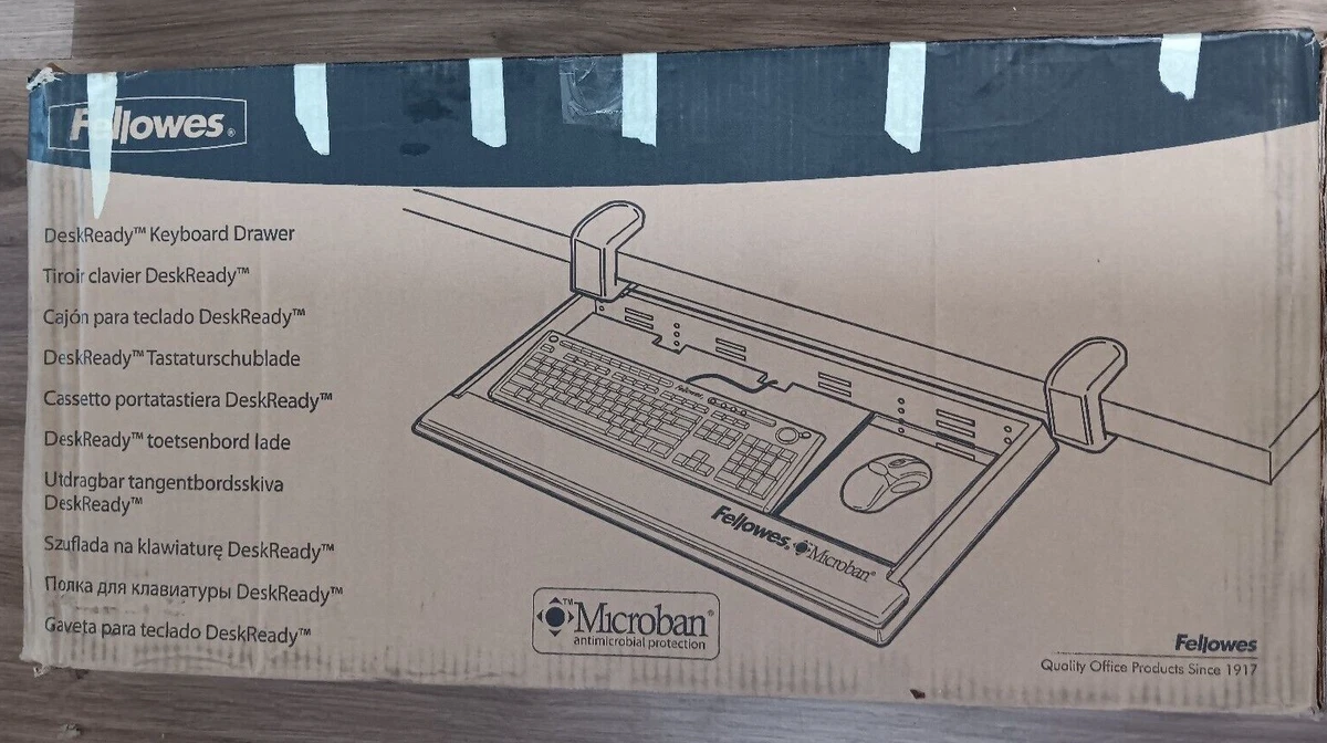 Fellowes designer suites online deskready keyboard drawer