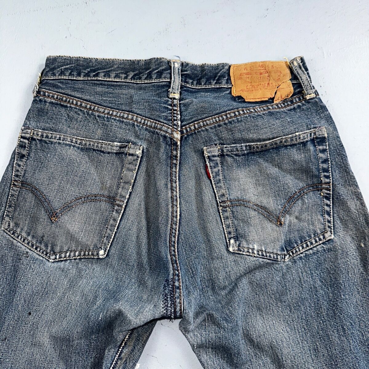 Levis 501 Big E Vintage 60s Redline Selvedge USA XX 1960s Levis 501 Big E Vintage 60s Redline Selvedge USA XX 1960s