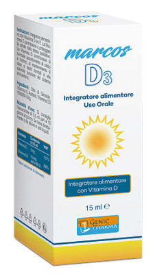 Genic Pharma Marcos D3 Integratore Alimentare 15ml