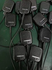 026Airsoft Reproduction Kenwood 2pin Thales Hand Mic for Baofeng UV5R  1 PC