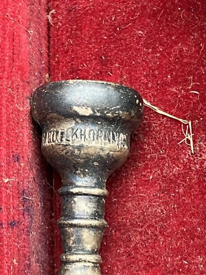 Vintage 1920's Frank Holton Trumpet Elkhorn - Parts Horn w/ case