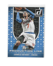 2014-15 Donruss Basketball Production Line Scoring Insert #2 Carmelo Anthony