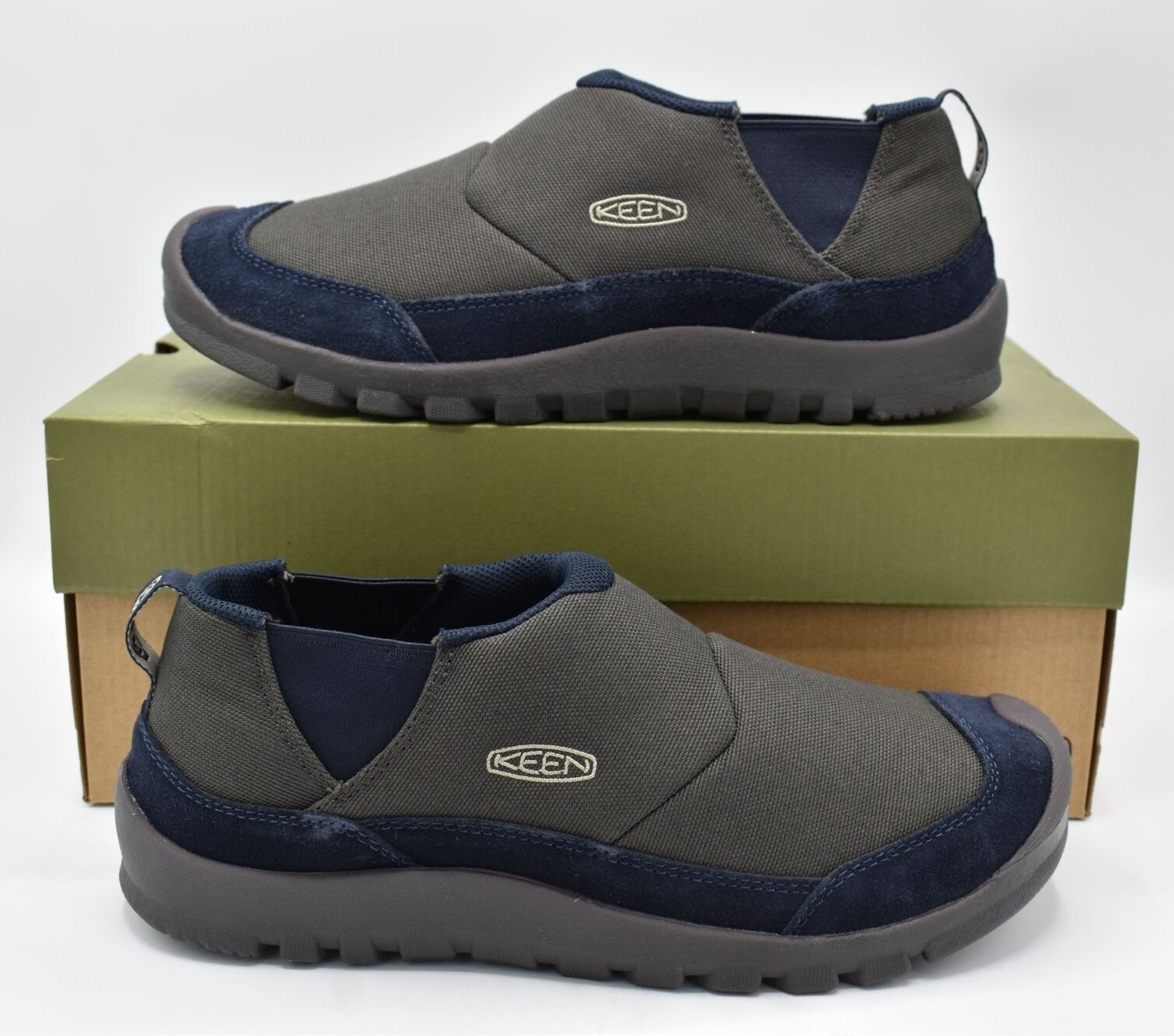 Scarpe Keen da uomo taglia 8 5 Hoodcamp FR slip on Sky Captain nere oliva